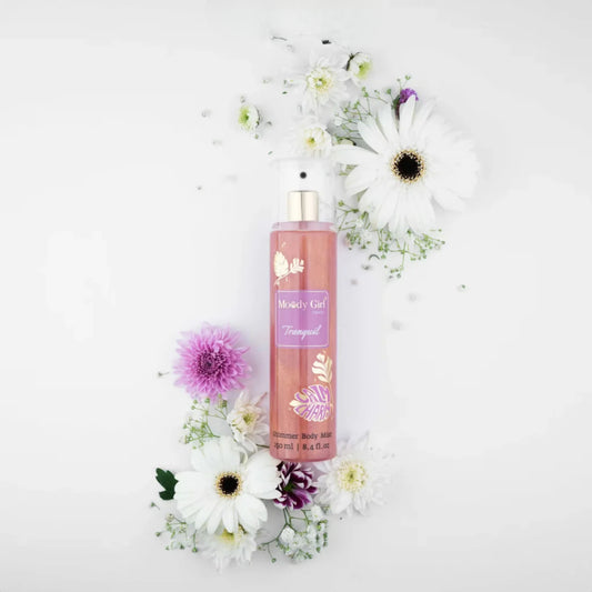 Tranquil - Passionfruit, Tangerine & Peony Shimmer Body Mist – 250ml