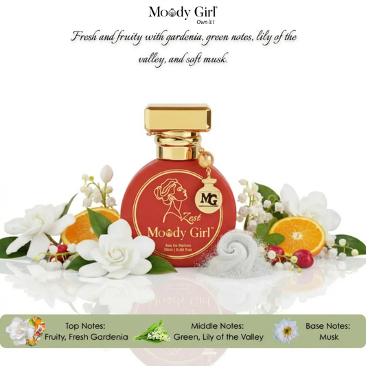 Zest - Gardenia, Lily & Musky Perfume – 20ml