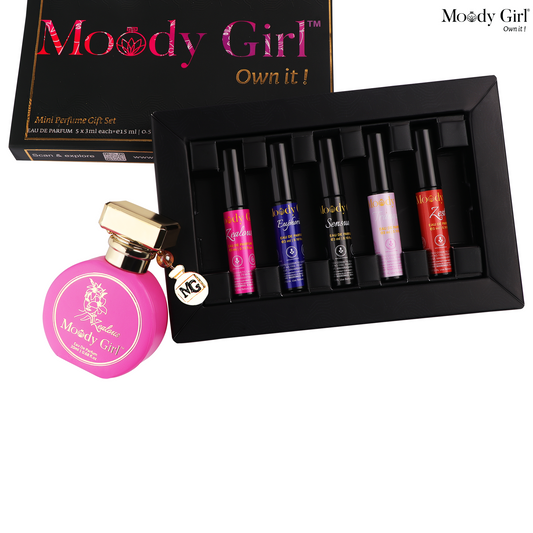Zealous 20ml + Mini Perfume Gift Set (5 x 15ml) | Caramel & Vanilla Perfume for Women