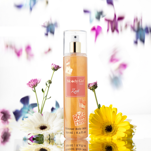 Zest - Fresh Gardenia, Lily & Musky Shimmer Body Mist – 250ml