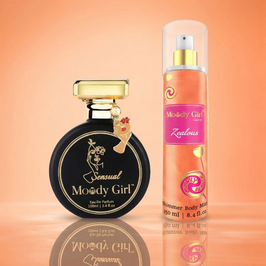 Sensual Eau De Parfum 100ml + 250ml Zealous Shimmer Body Mist
