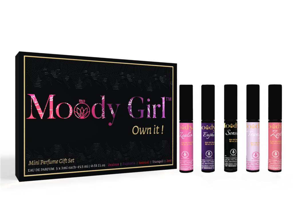 Moody Girl (3 ml X 5) Mini Perfume Gift Set and Discovery Set