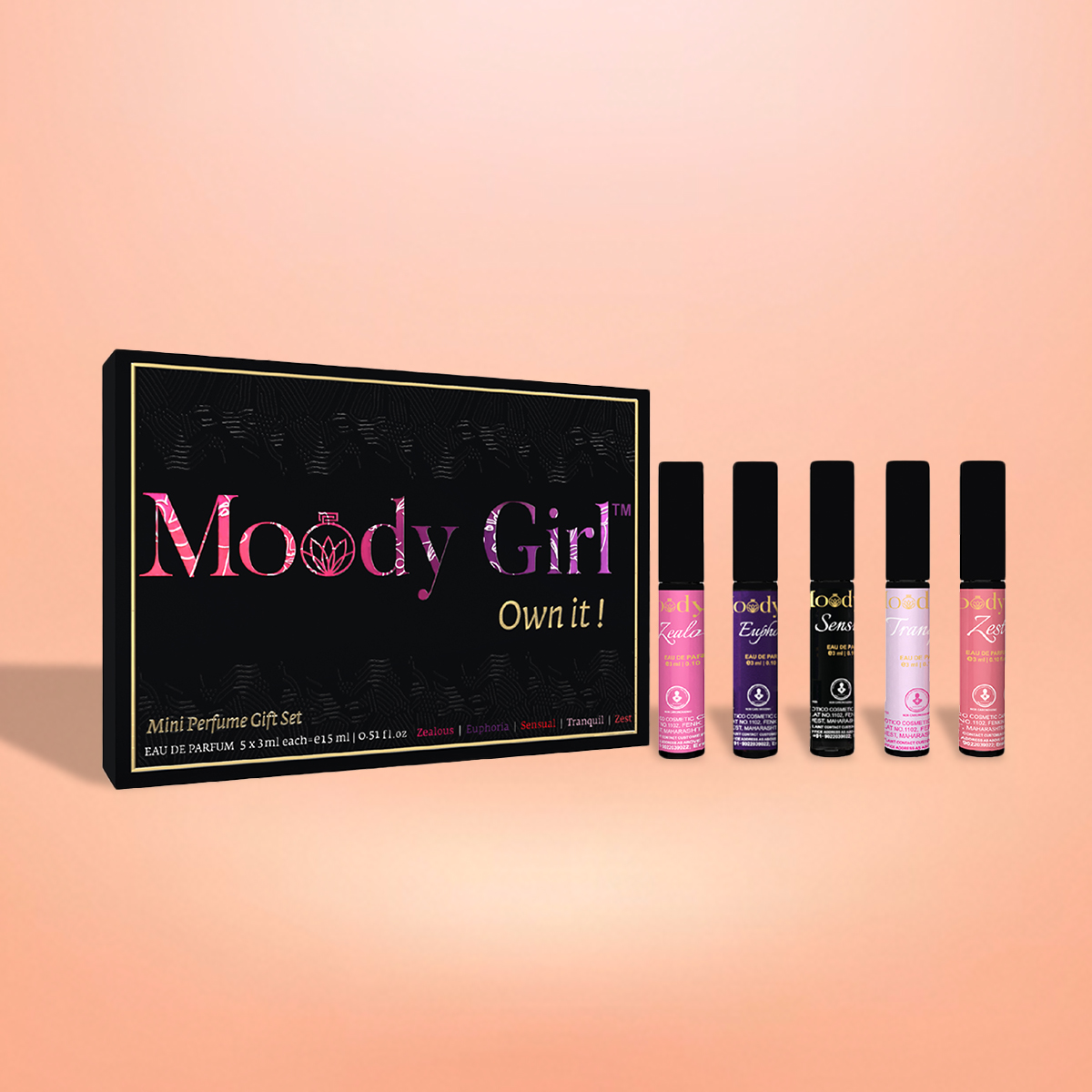 Moody Girl Mini (3 ml X 5) Scent Gift Set at Best Price